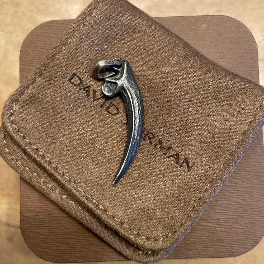 David Yurman Sterling Silver Eagle Talon Amulet